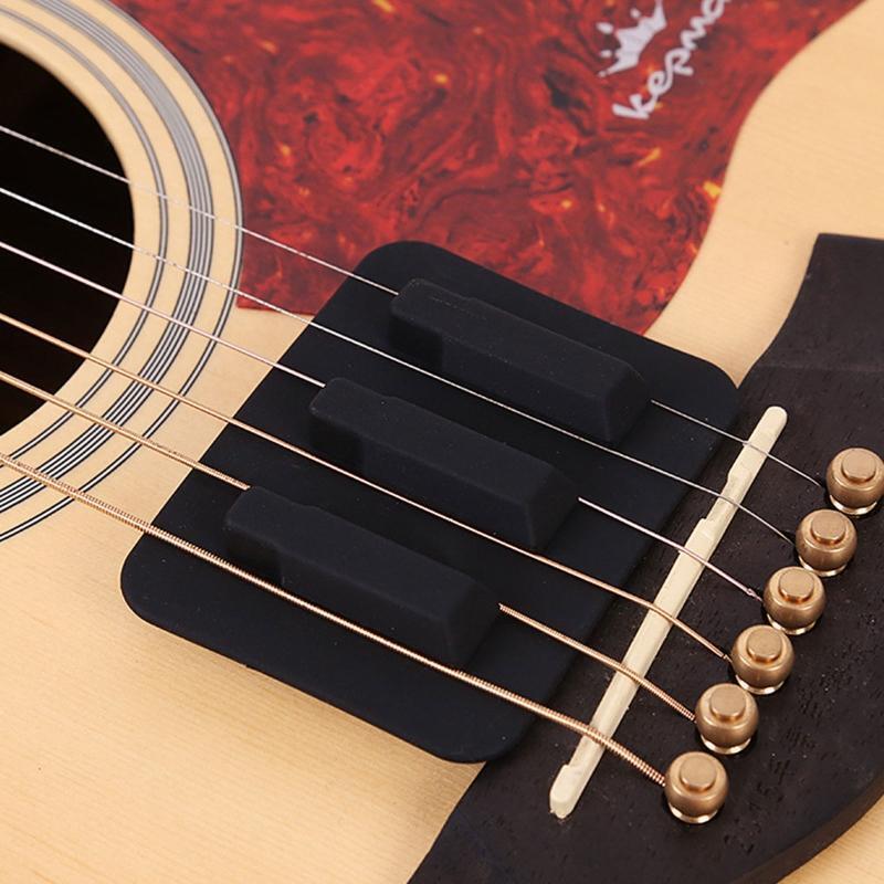 Guitar Silencer Silicone Silencer for Wood Guitar Musical Instrument Acces