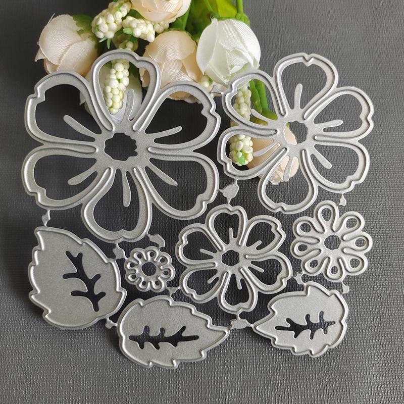 Flowers Leaves Metal Cutting dies Embossing Mould for Card Making Scrapbooking