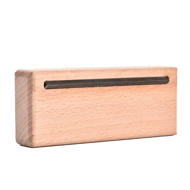 Guitar Fret End Bevel File Luthier Maple Wood 45 Degree Guitar Polishing Tool