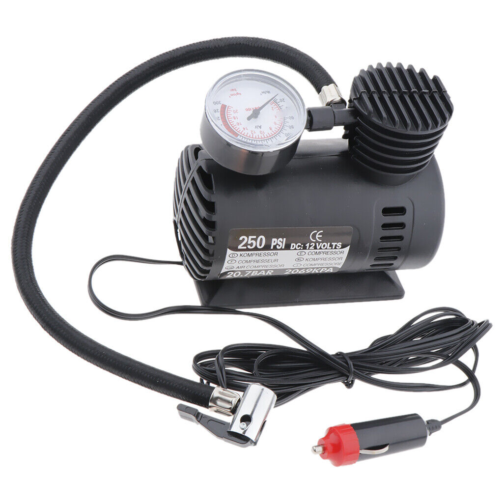1 lot  12V 300psi  Inflator Pump Car Mini Compact Compressor