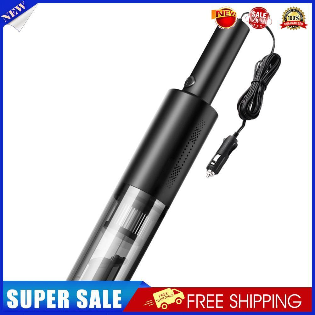 12V Handheld Car Vacuum 120W 6kPa Vacuum Cleaner w/ 4.5m Power Cord (Black)