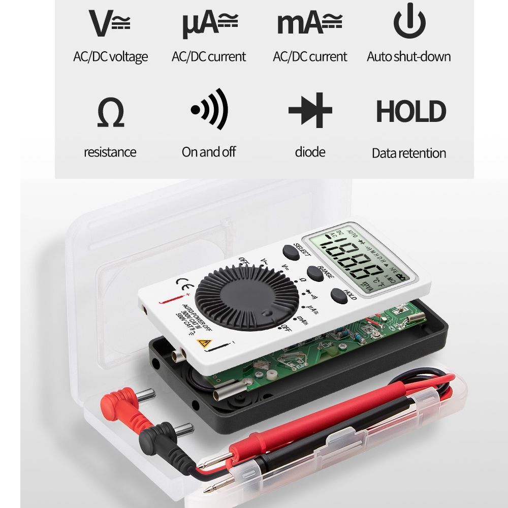 Voltage Tester Digital Mini Smart Multimeter Digital Profesional Meter True RMS