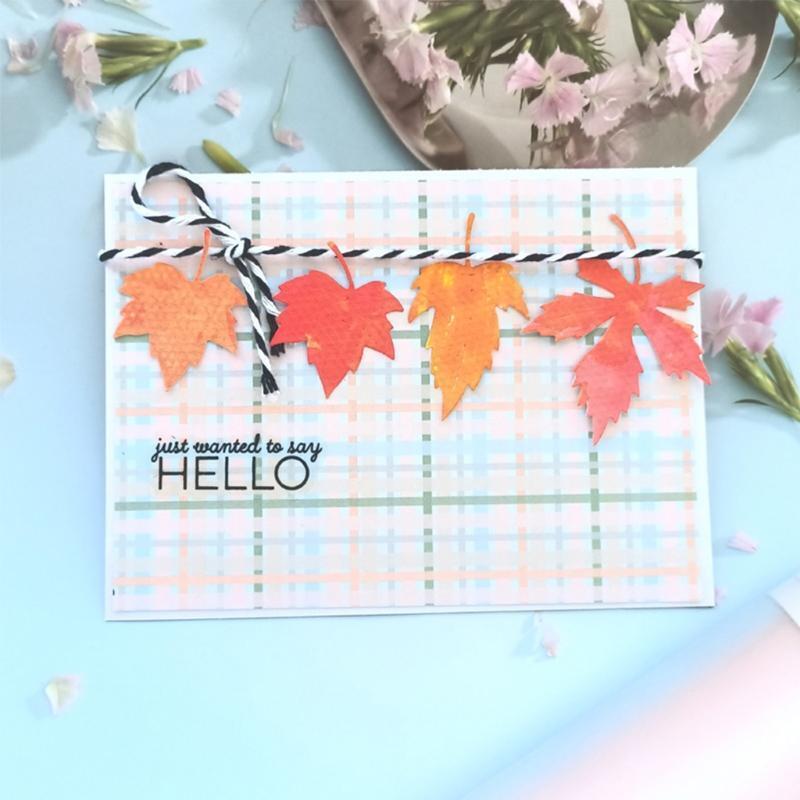 Die-Cuts Leaves Carbon Steel Embossing Mould for Card Making