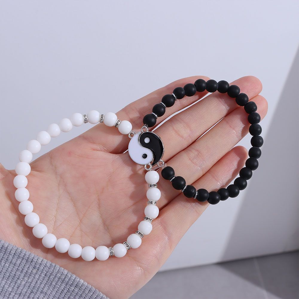 Gifts Jewelry Charms Fashion Best Friends Tai Chi Couple Bracelets Beaded