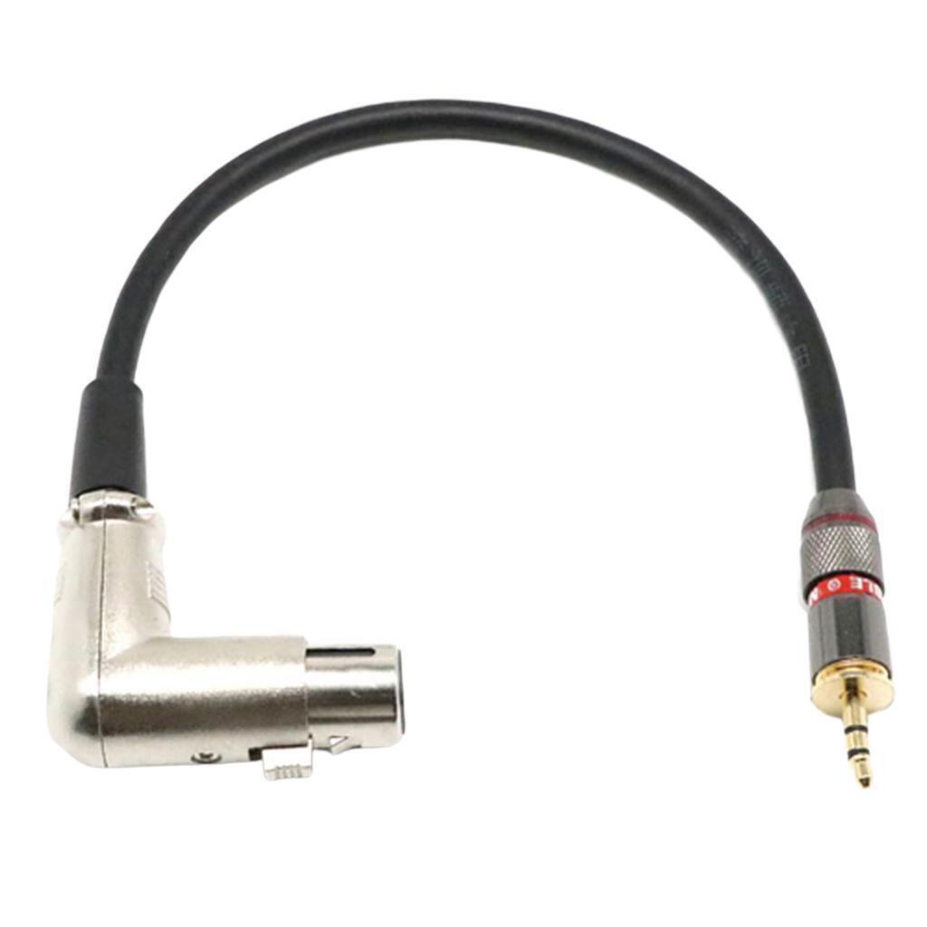 3.5mm (1/8 Inch) TRS Stereo Male to XLR Female Interconnect Audio Microphone