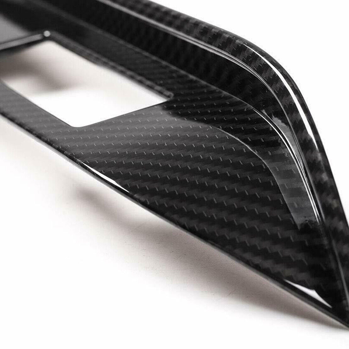 Carbon Fiber style Interior Co-pilot Dashboard Cover Fit For Ford Mustang 15-19