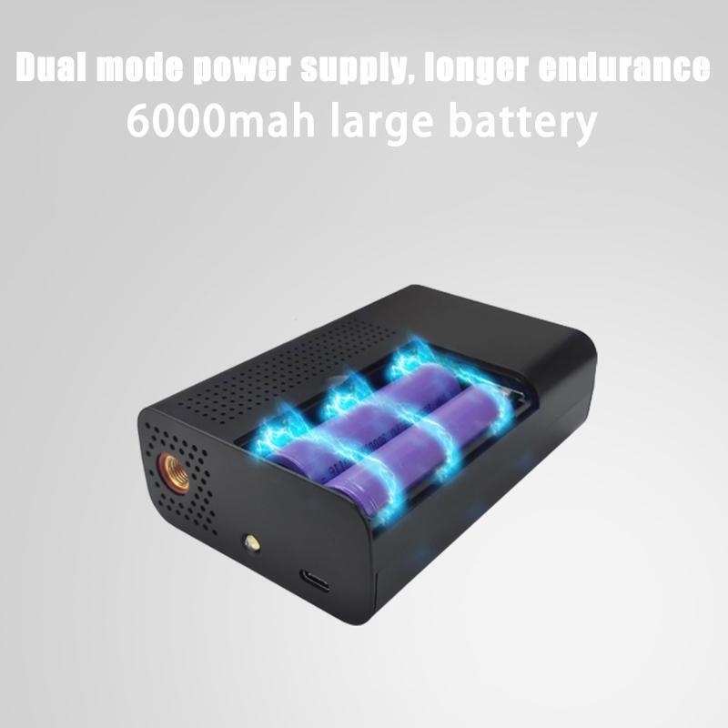6000mAh Car Air Compressor LCD Digital LED Light Electric Wireless Tire Inflator