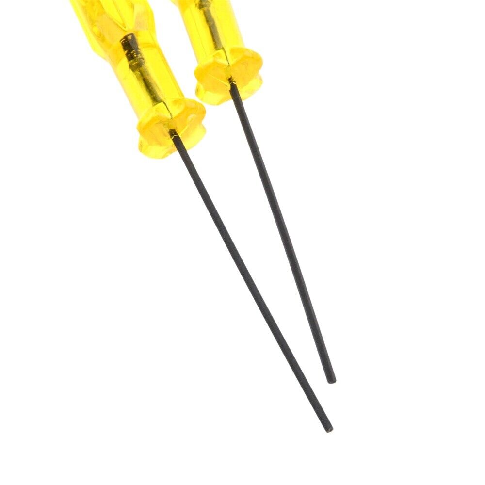 2pcs 1.6mm Plastic Metal Inner Six Angle Screwdrivers with Tube Protect Fingers