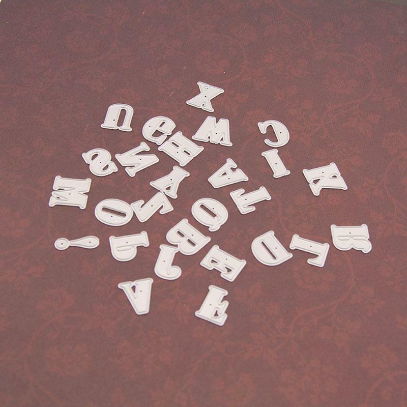 Alphabet Metal Cutting Dies Stencil DIY Scrapbooking Album Stamp Paper Card