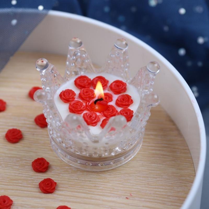 Rose Silicone Mold Small Soap Clay Chocolate Sugarcraft Baking Tool DIY Craft
