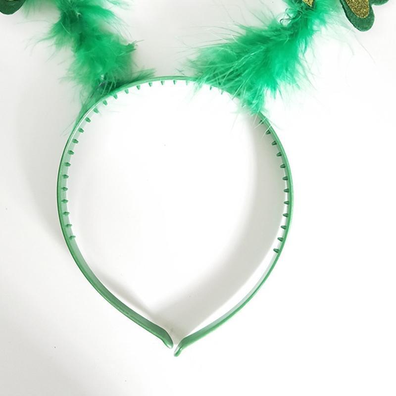 Saint Patrick's Day Costume Accessory Set Include Shamrock Glasses Headbands