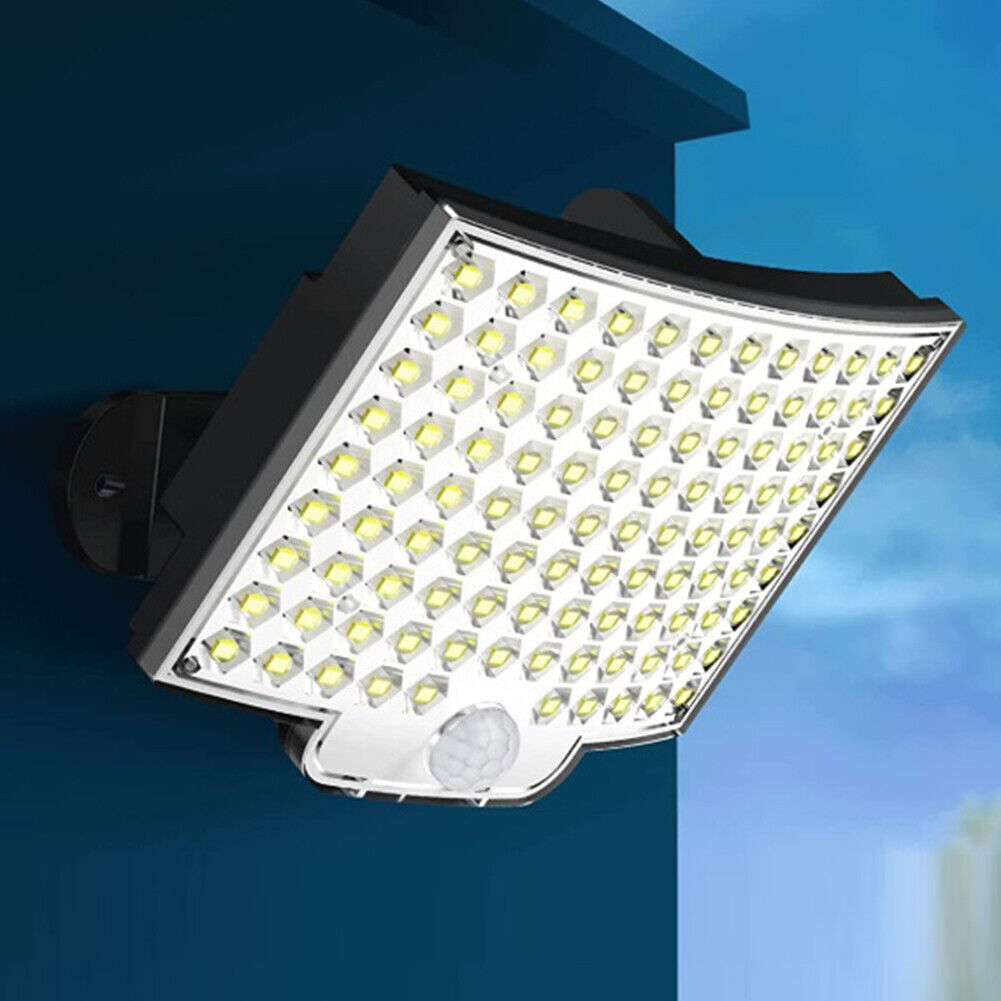 LED Solar Light PIR Motion Sensor 3 Modes Outdoor Street Wall Lamp (106LED)