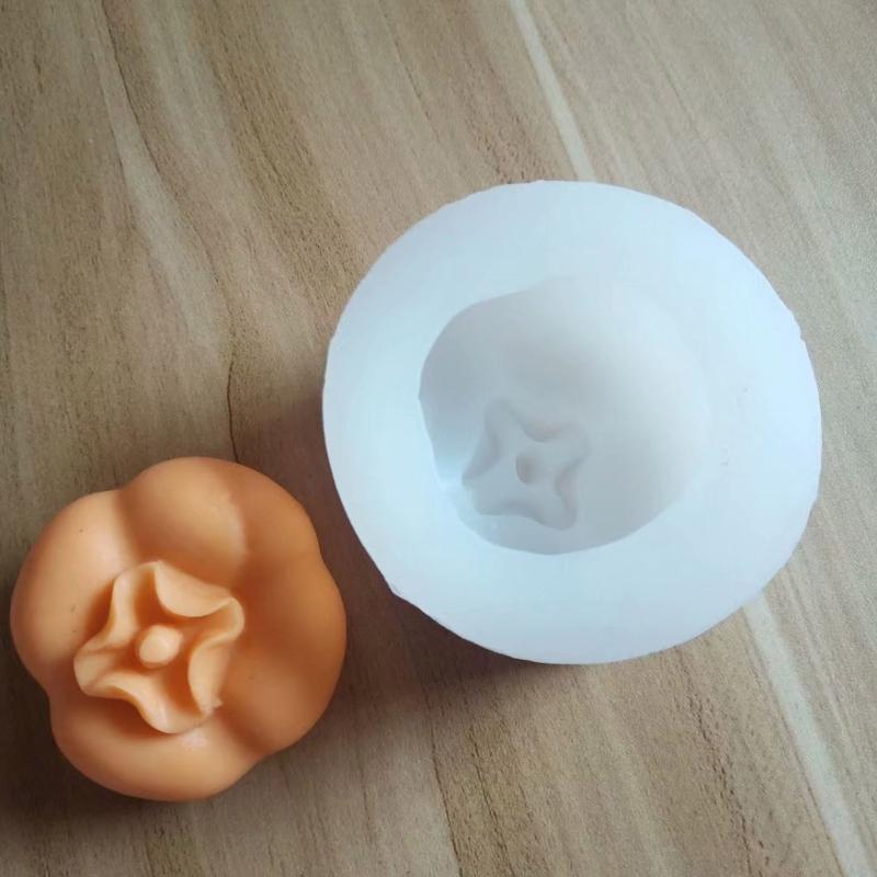 Silicone Persimmon Mold Aromatherapy Plaster Fondant Mould Supplies