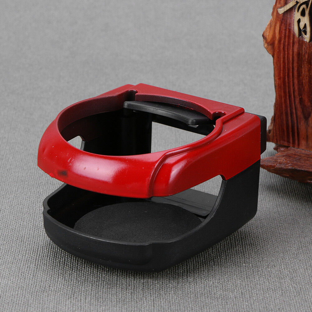 Car Truck Water Cup Holder Rack Air Vent Beverage Drink Bottle Stand (Red)