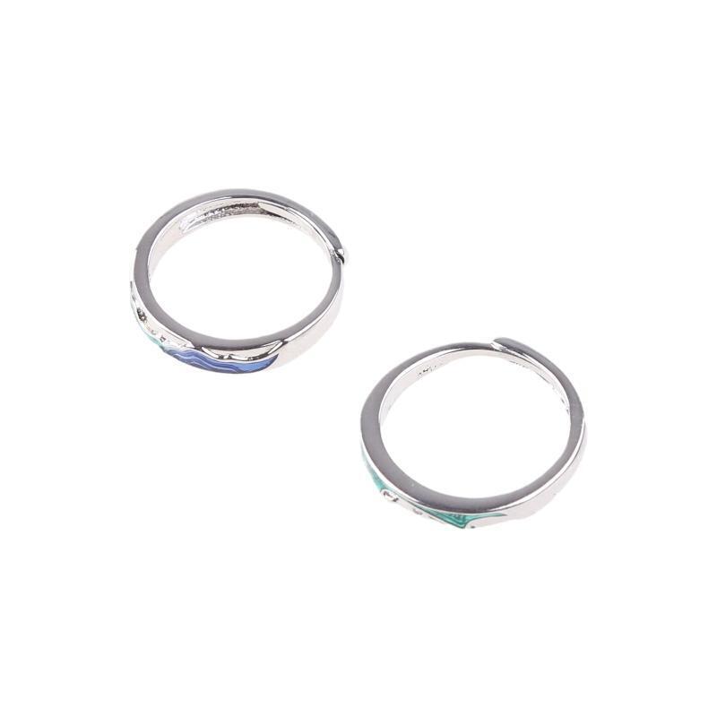 Personalized Couple Rings for Boys and Girls Set Copper Rings for Men and Women