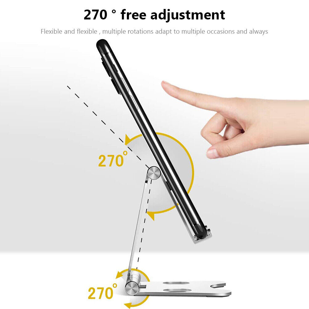 Adjustable Mobile Phone Desk Support Aluminum Alloy Tablet Holder Bracket