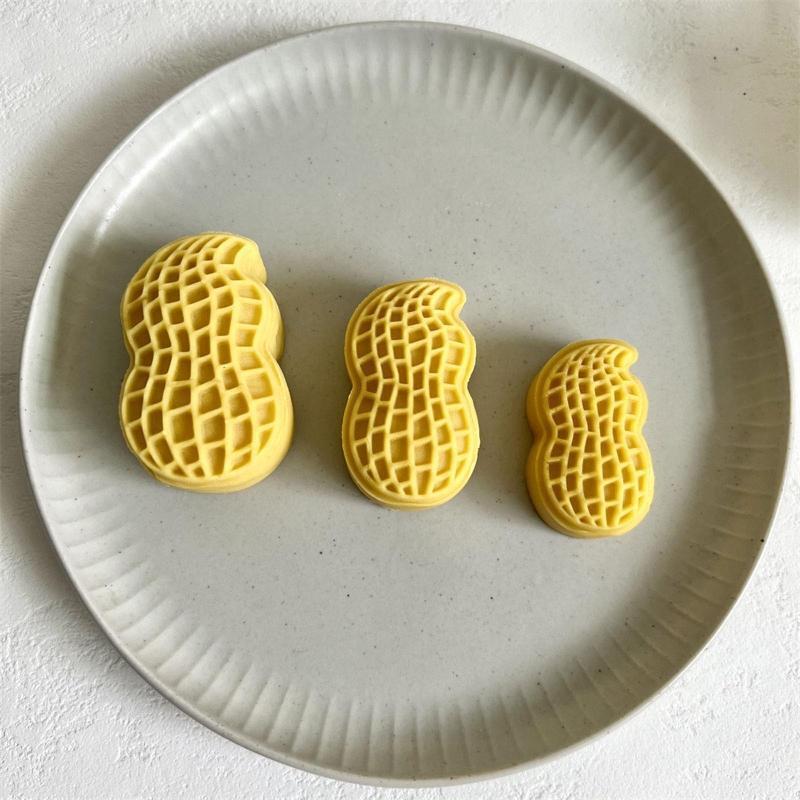 75g Cute Peanut Shaped Pastry Moulds Mooncake Molds Mooncake Mould Hand Pressure