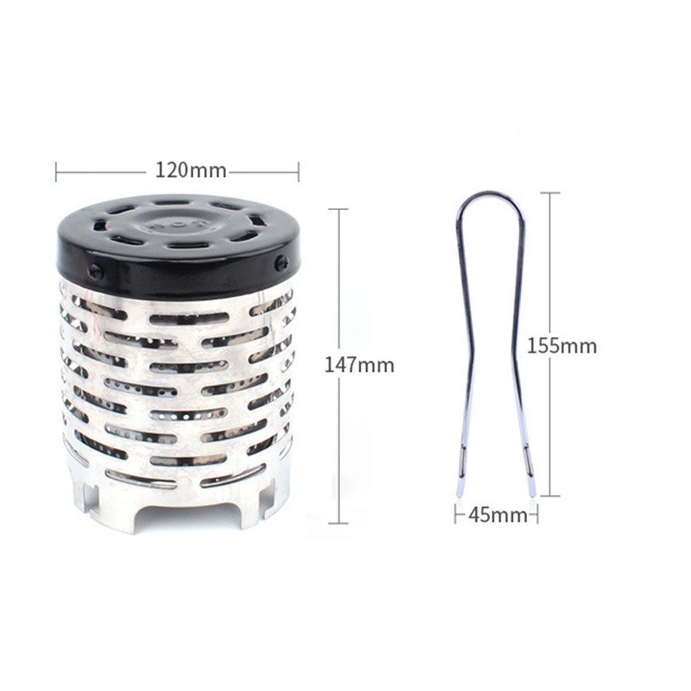 Stainless Steel Mini Heater Camping Equipment Warmer Stove Heating Stove