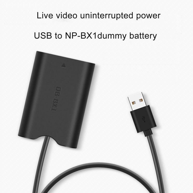 Dummy Battery Camera Power Supply Charger Powerbank for Sony DSC-RX1 DSC RX100