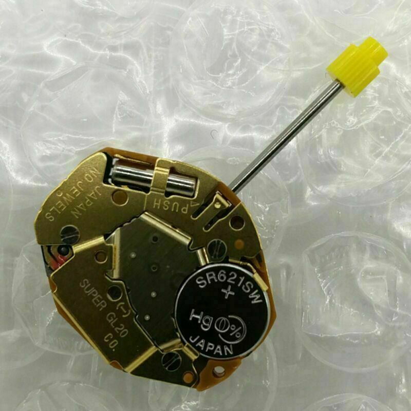 For Miyota GL20 Quartz Movement w/ Battery & Adjusting Stem Watch Repair Access