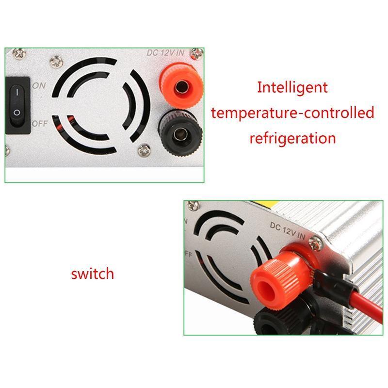300W 12V to 220V/110V Car Inverter Power Converter Charger Adapter USB Voltage