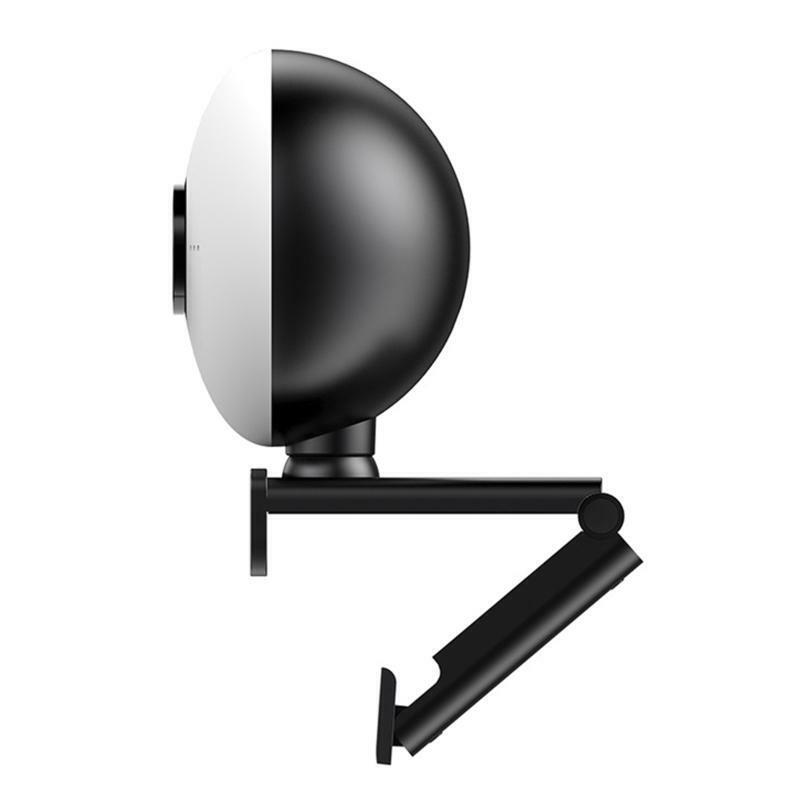 2K Web Camera with Mic Rotatable LED Light Computer Camera for Streaming Live