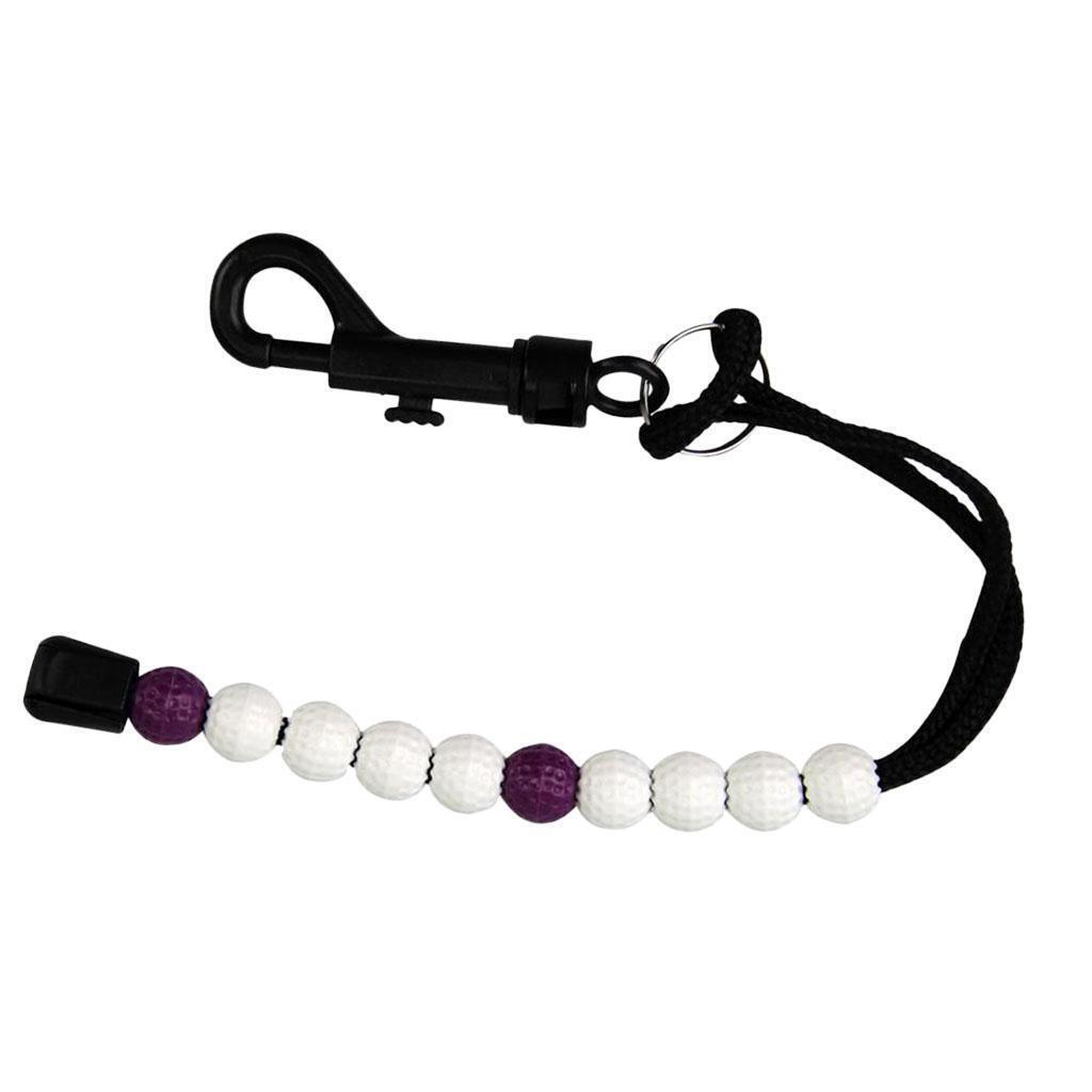 2 Count Golf Stroke Bead Score Counter Counting Tool Bracelet Golf Accessory