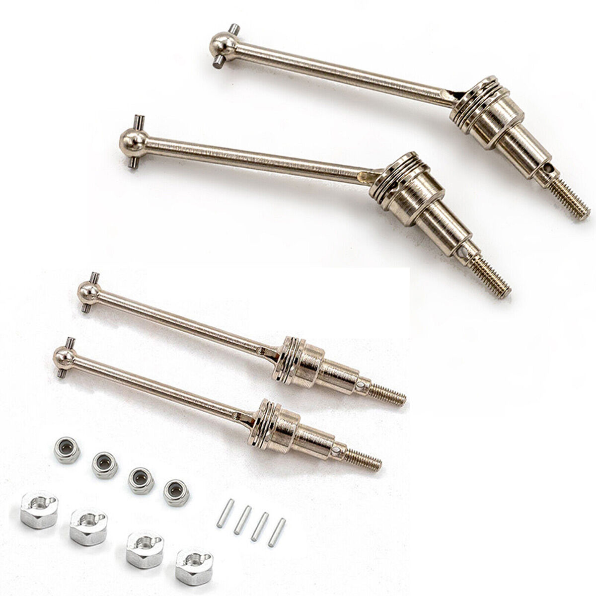 4 PCS Metal Drive Shaft 1/18 Remote Control Car for HBX 18859 18858 18856 18857