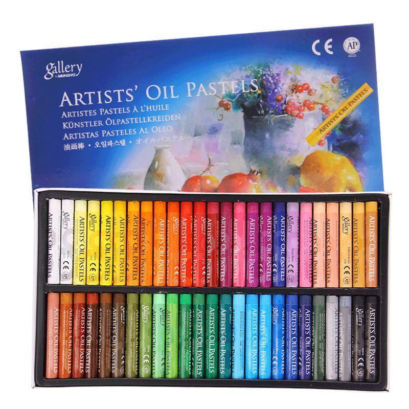 48 Vibrant Colors Child Oil Pastels Graffiti Soft Crayons for Classroom Rewards