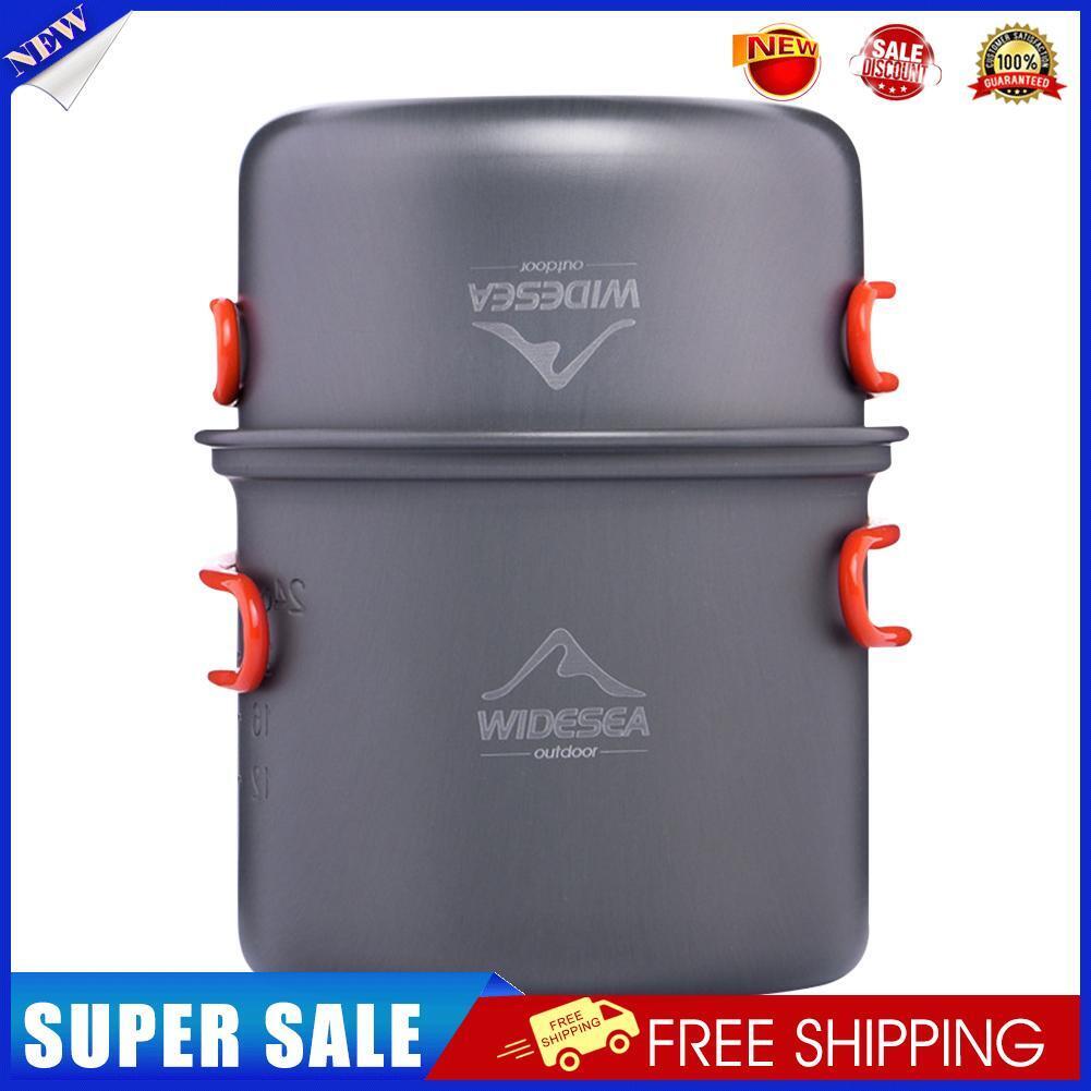 WIDESEA Outdoor Camping Pot Cooking Travel Hiking 1 Person Cookware Sets