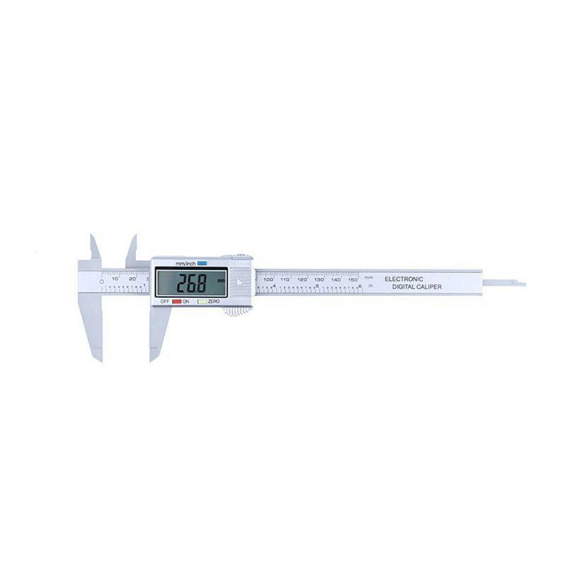6inch 150mm LCD Digital Electronic Carbon Fiber Vernier Caliper Gauge Micrometer