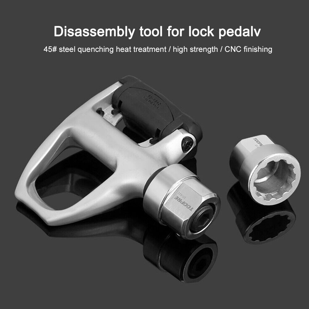 TOOPRE MTB Road Bike Pedal Axle Spindle Removal Installation Tool Lock Bolt