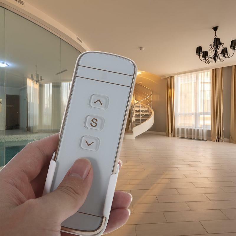 Remote Control, Electric Curtain Motor for Smart Home, Five Frequencies