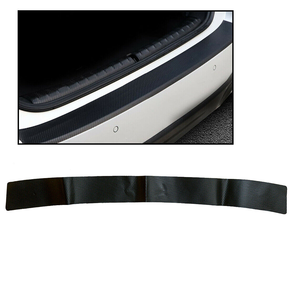 Rear Bumper Guard Protector Sill Plate Cover Trim fit for Outlander 2013-20 Part