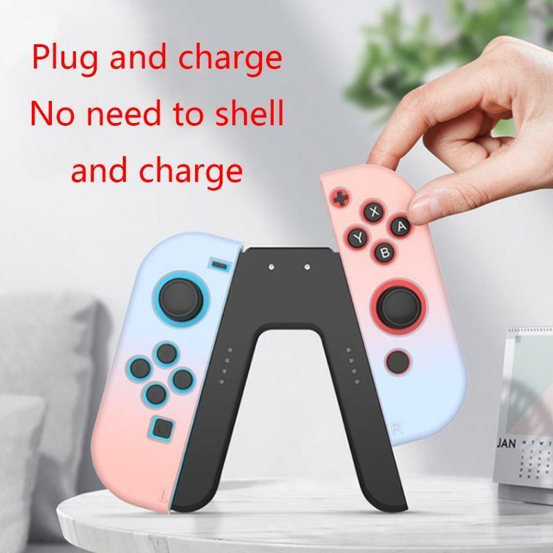 Grip Charging Stand for Switch Oled Controller Charger Holder for Switch