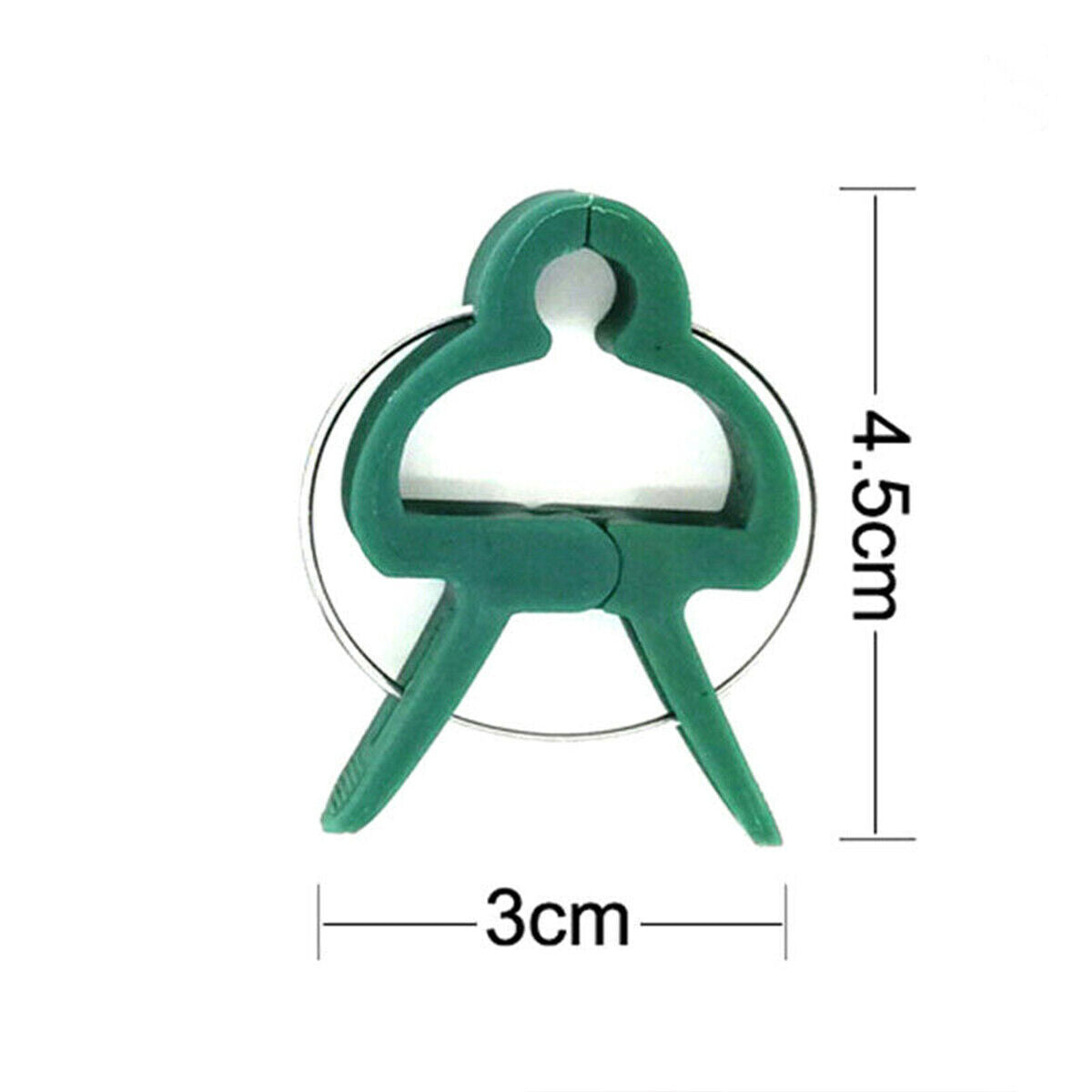 30X Garden Plant Clips Tomato Tie Stem Orchid Support Weatherproof Grow Training