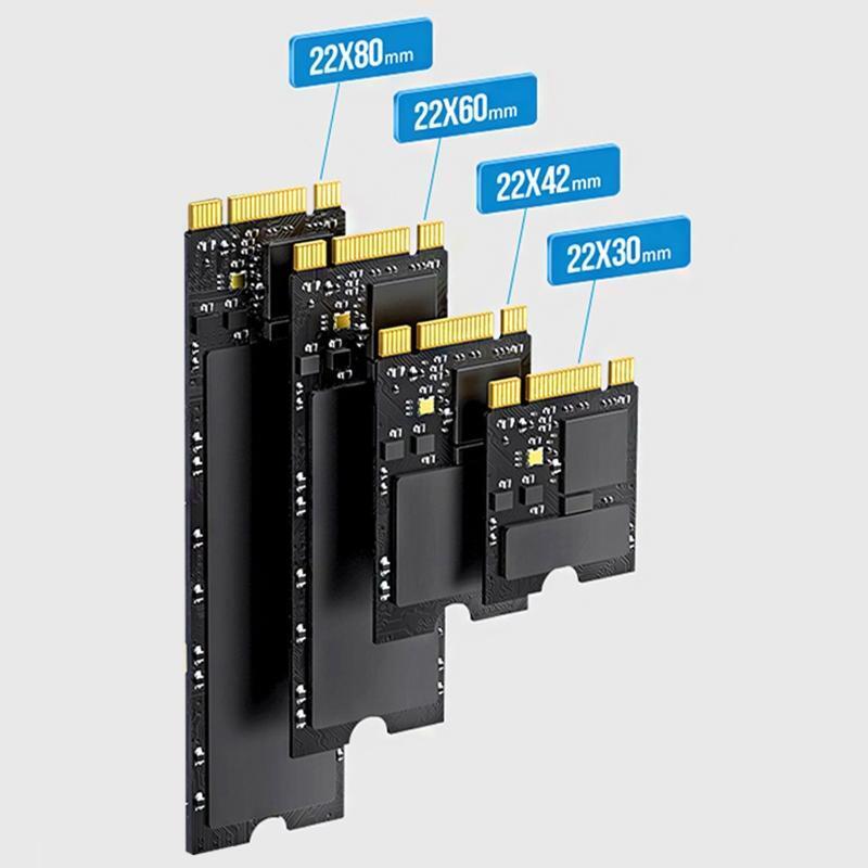 PCI-Express X4 to M.2 NVME ARGB Solid State Expansion Add Card for 2230-2280 SSD