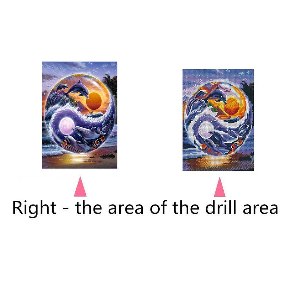 DIY Night View Diamond Embroidery Painting Full Drill Mosaic Cross Stitch