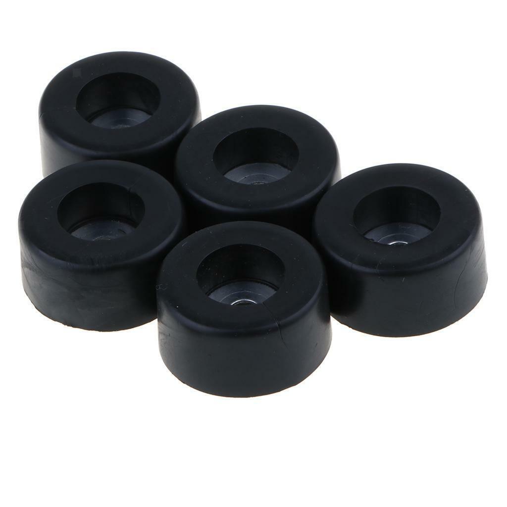 5 Pieces Rubber Foot Bumpers Amplifier Amp Speaker Housing Leg Foot Pad 38x19mm