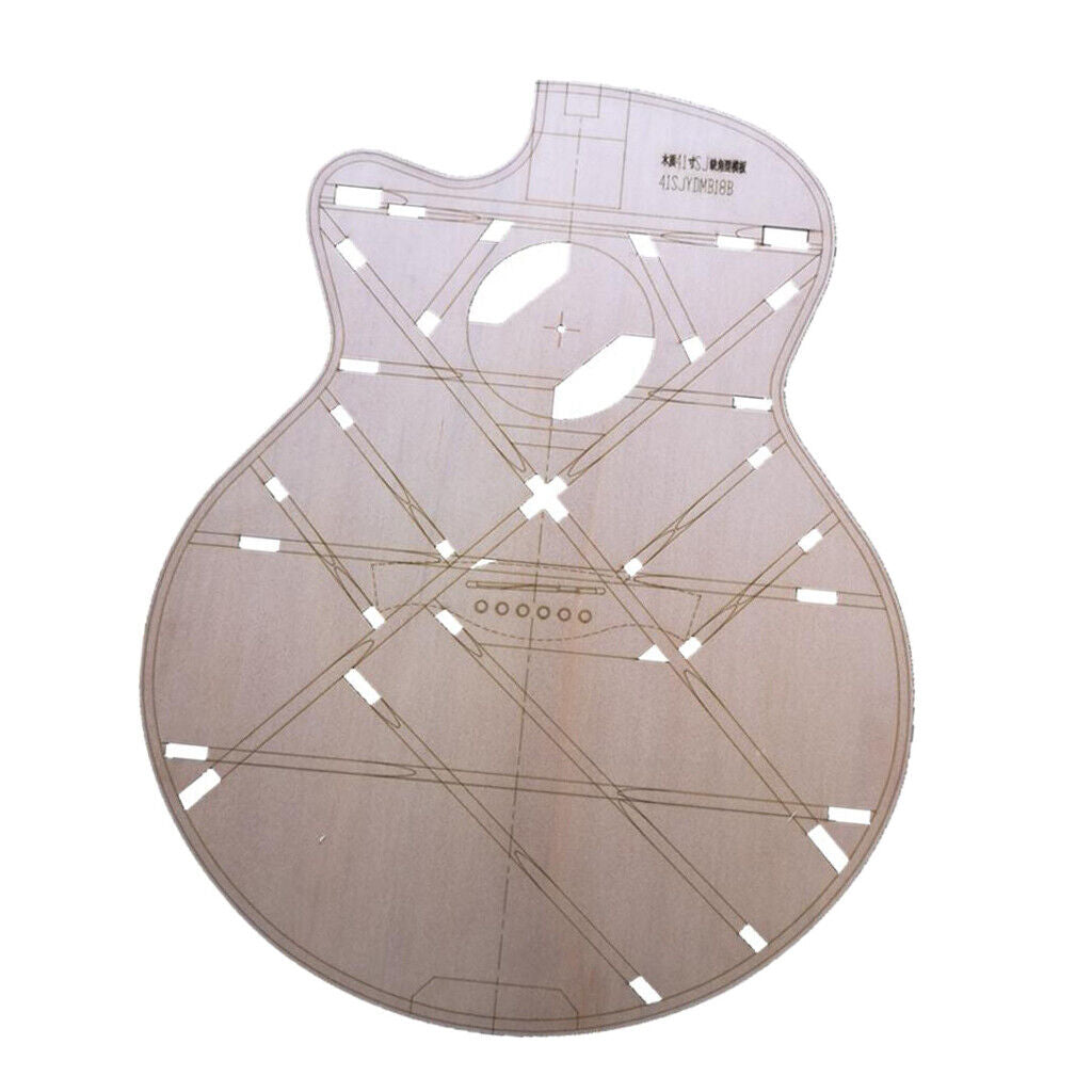 Wood Guitar Body Template for 41inch SJ Corner Guitar Making Mold Shape Part