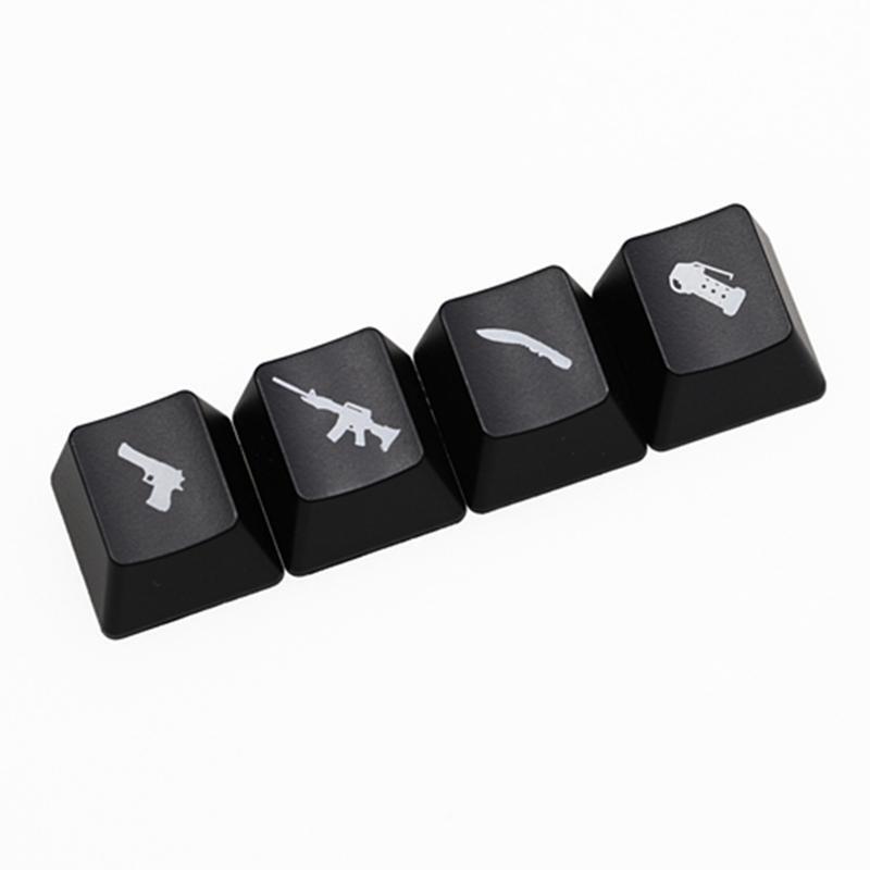 Mechanical Keyboard Key Caps ABS OEM R4 WASD Key Caps Personality Keycap 4PCS