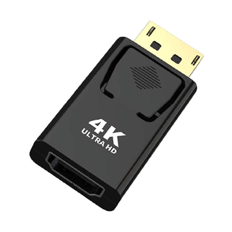 4K Male DP to HDMI-compatible Female DisplayPort to HDMI-compatible Adapter