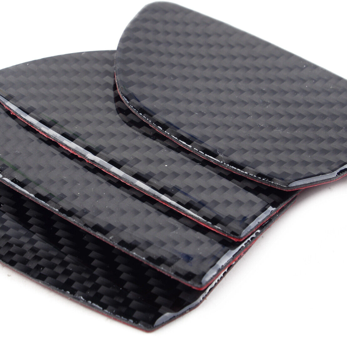 4x Carbon Fiber Door Handle Bowl Cover Trim Fit For Infiniti Q50 Q60 2014 to 19