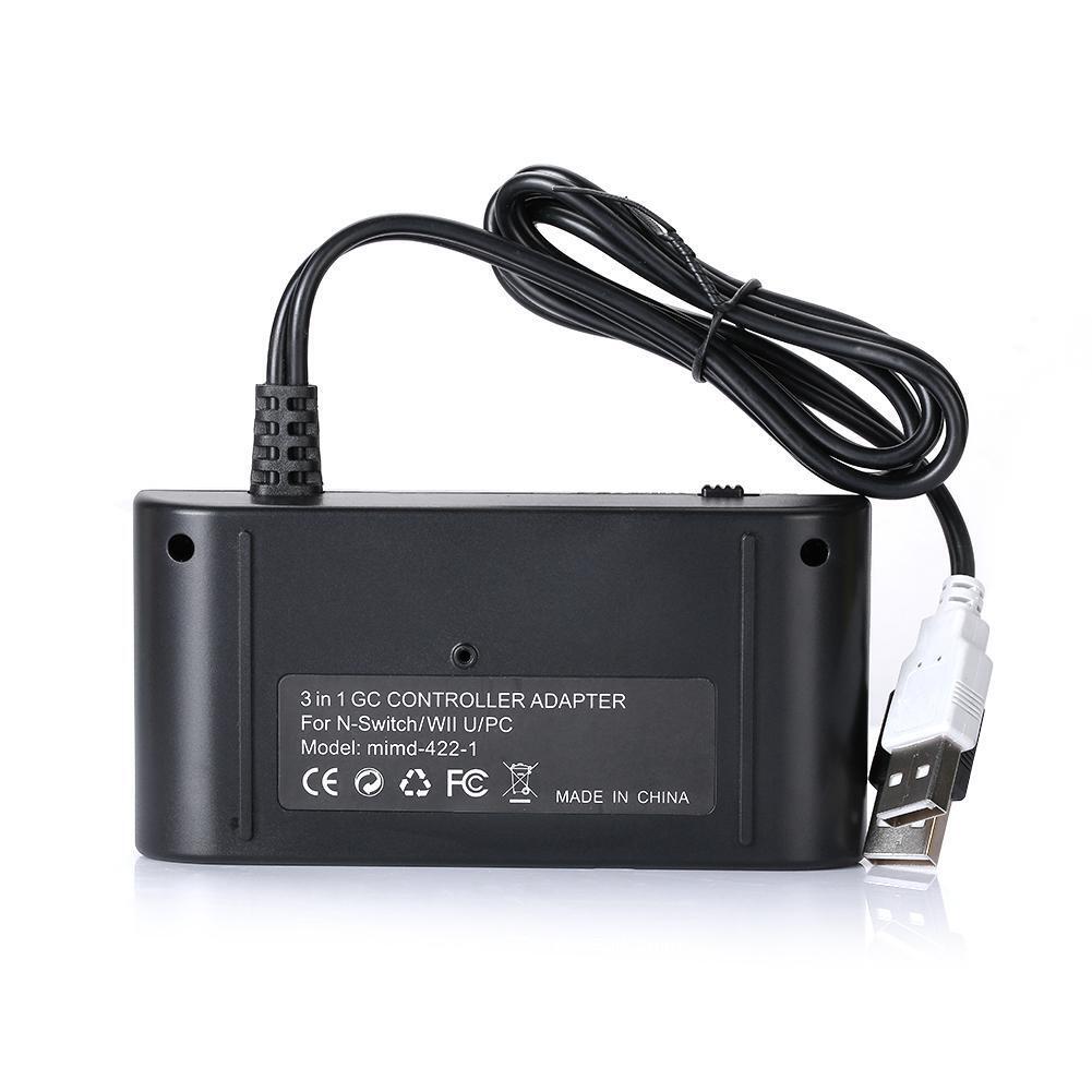 4 Port USB GC Gamecube NGC Controller Adapter Converter for Wii U Switch PC