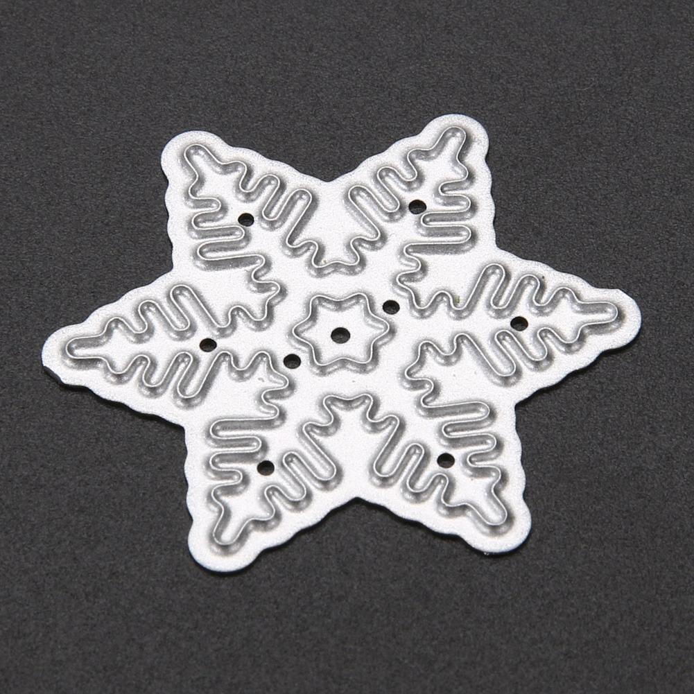 4pcs Christmas Snowflake Scrapbooking Album Paper Card Diary Hand Craft