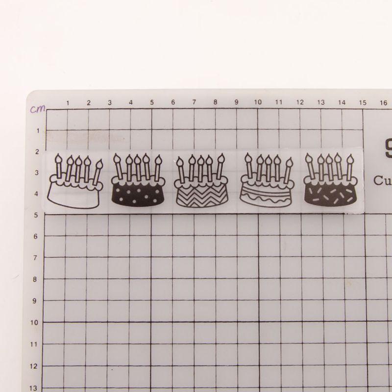 Birthday Cake Embossing Folder Stencil Template DIY Scrapbook Album Card Making