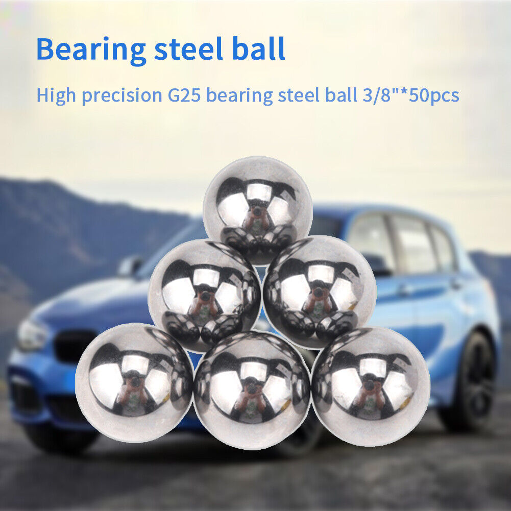 50pcs Car Auto Stainless Steel Bearing Ball Bike Bicycle 3/8 Motorbike Ball