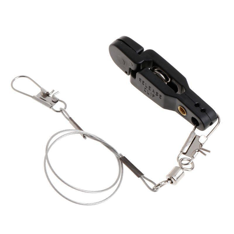Fishing Clip With Wire Rope Tension Release Planer Snap Grip Trolling Trigger