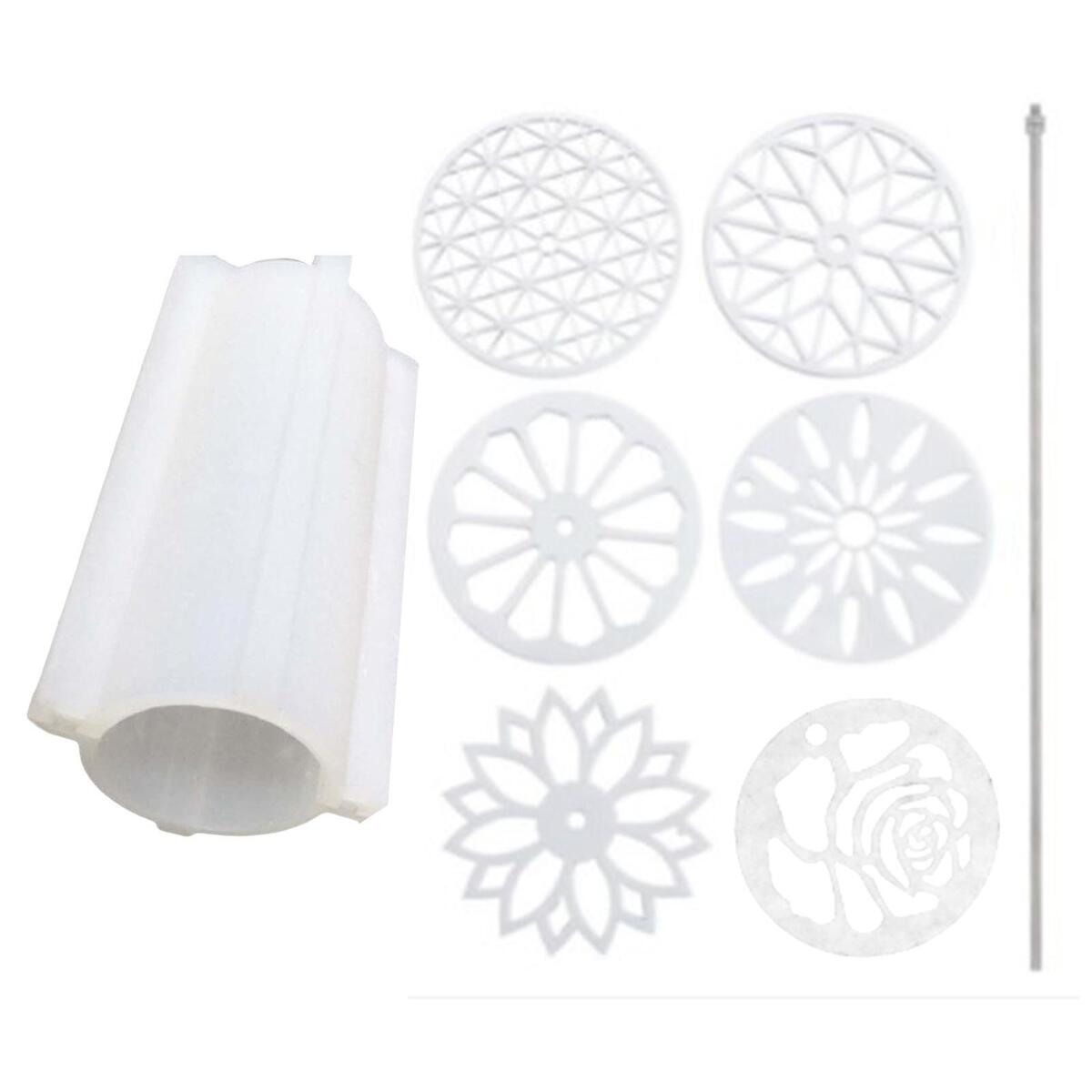 Silicone Long Tube Mold Durable Soap Making Molds for Christmas Cake Biscuit