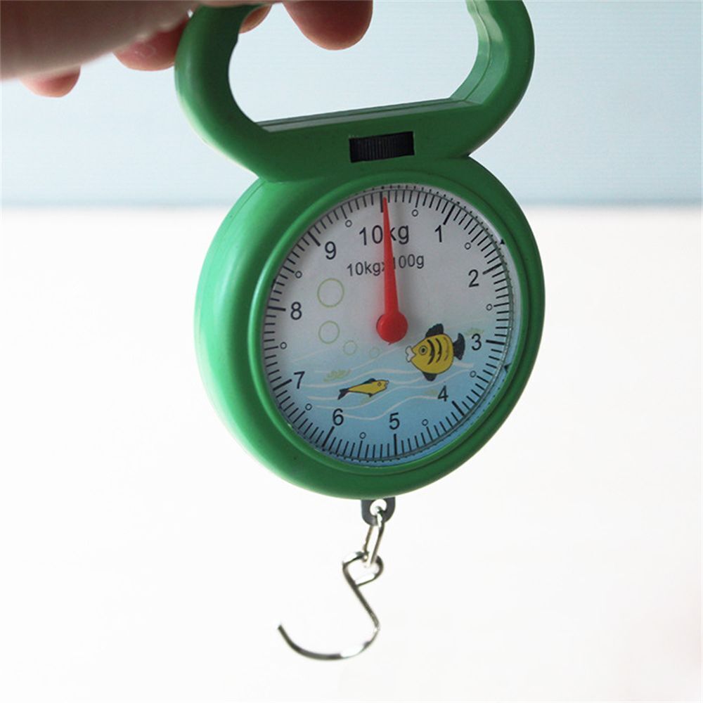 Hook Weighing Portable Hanging Scale Numeral Pointer 10kg Weighing Spring Scale